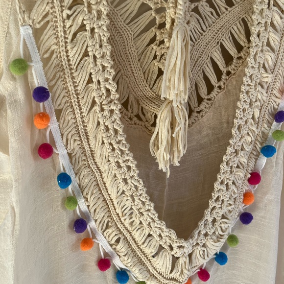 Aolro Pom Pom Swim Coverup - Picture 10 of 13